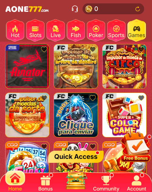 AONE 777 Game